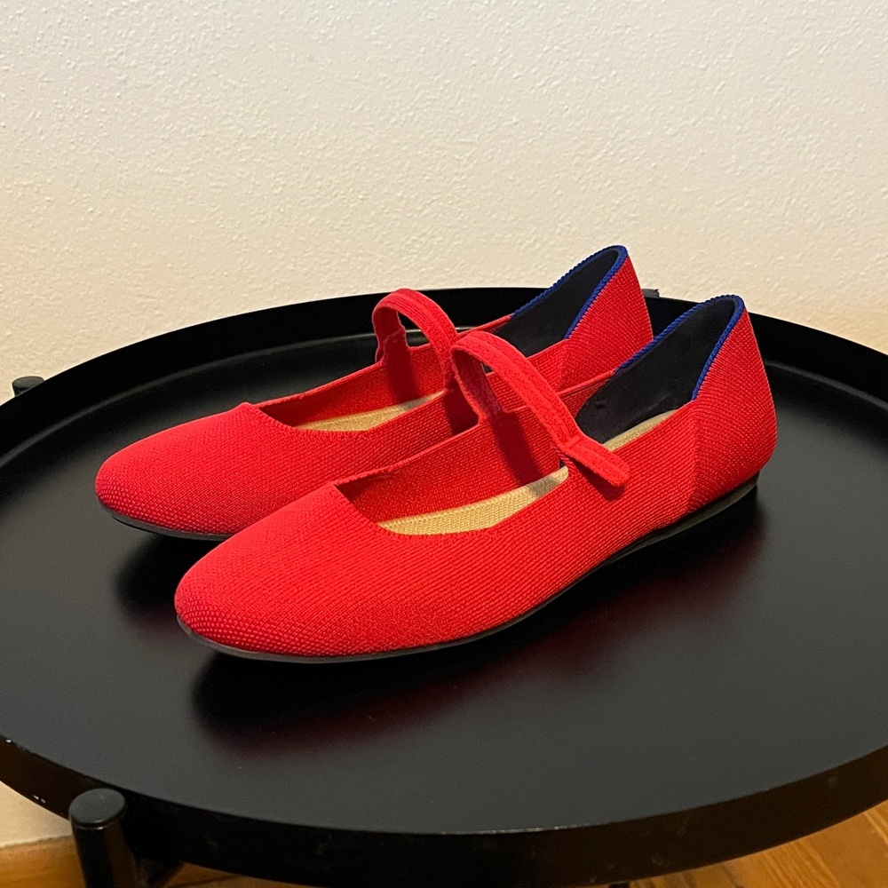 Rothy's Maryjane’s in Lollipop red